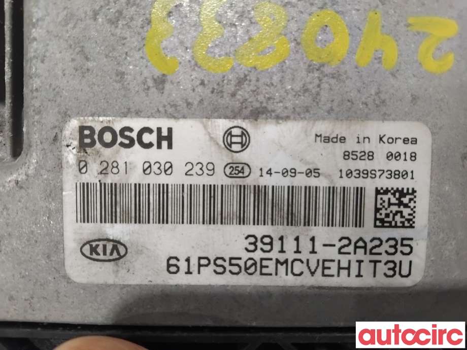 Styreenhet motor til Kia Soul 2014-2019 (Type II)  (KIA|391112A235|0281030239|39111-2A235)