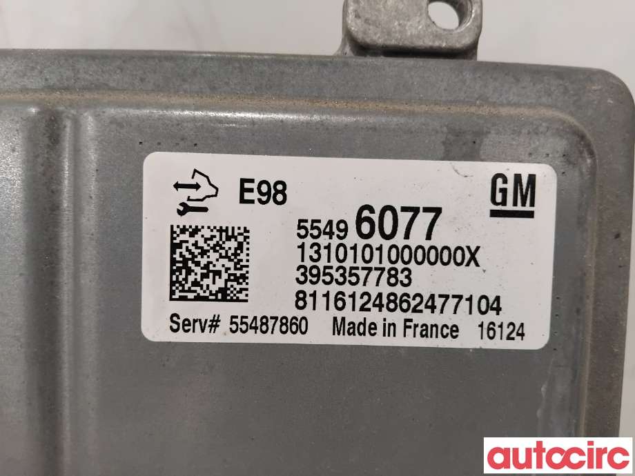 Styreenhet motor til Opel Astra K 2015-->> (OPEL|55487860|395357783|55496077)