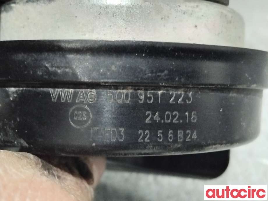 Horn/signalhorn til VW e-Golf 2014-2017 (Fase 1) (VOLKSWAGEN|5Q0951223||2Q0951223)