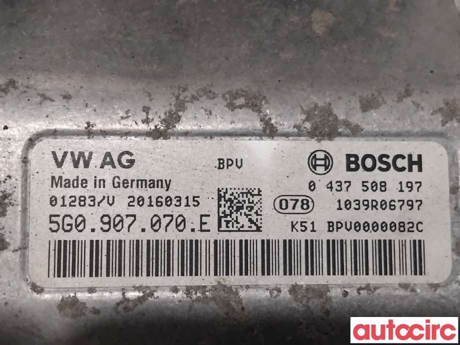 Inverter hybrid til VW e-Golf 2014-2017 (Fase 1)  (VOLKSWAGEN|5G0907070E|0437508197)