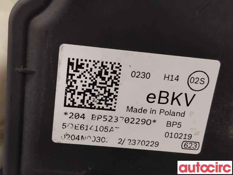 Bremsekraft-forsterker til VW e-Golf 2017-2020 (Fase 2)  (VOLKSWAGEN|5QE614105AT|0204N00302)