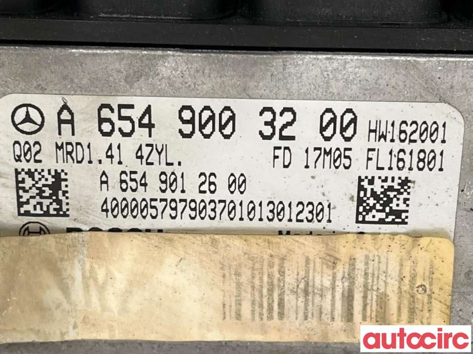 Styreenhet motor til Mercedes E-Klasse 2016-2023 (W213) (W213) (MERCEDES|A6549009600|A6549003200)