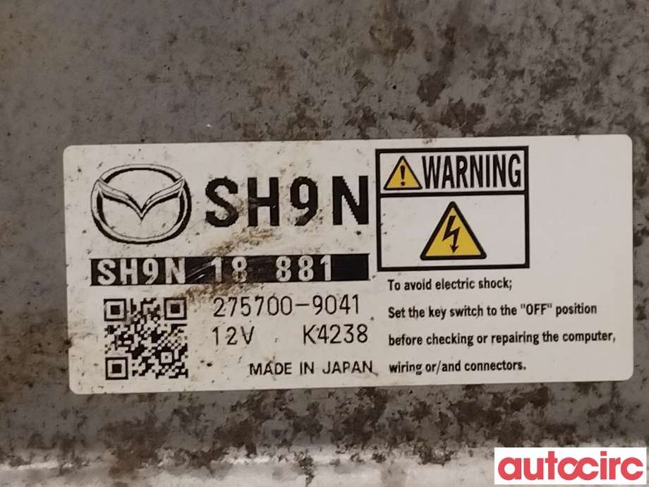 Styreenhet motor til Mazda CX-5 2017-->> (Type II) (MAZDA|SH9N-18-881)