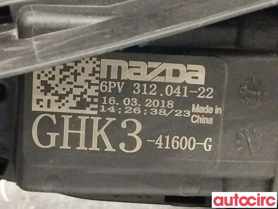 Pedal gass til Mazda CX-5 2017-->> (Type II)  (MAZDA|GHK3-41-600G|GHK3-41600-G)