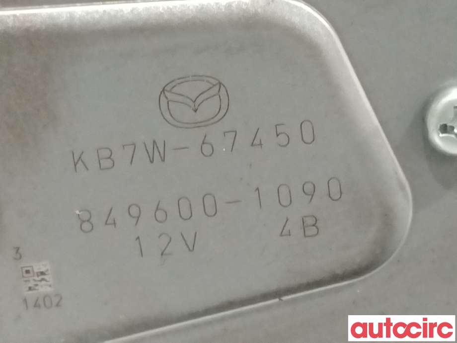 Viskermotor bakrute til Mazda CX-5 2017-->> (Type II) (MAZDA|KB7W-67-450|KB7W-67450)