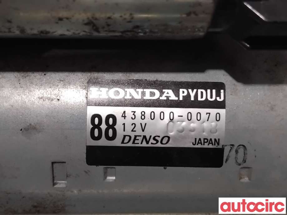 Starter diesel til Honda CR-V 2012-2018 (Type IV)  (HONDA|31200-RZ0-G01|438000-0070|PYDUJ)