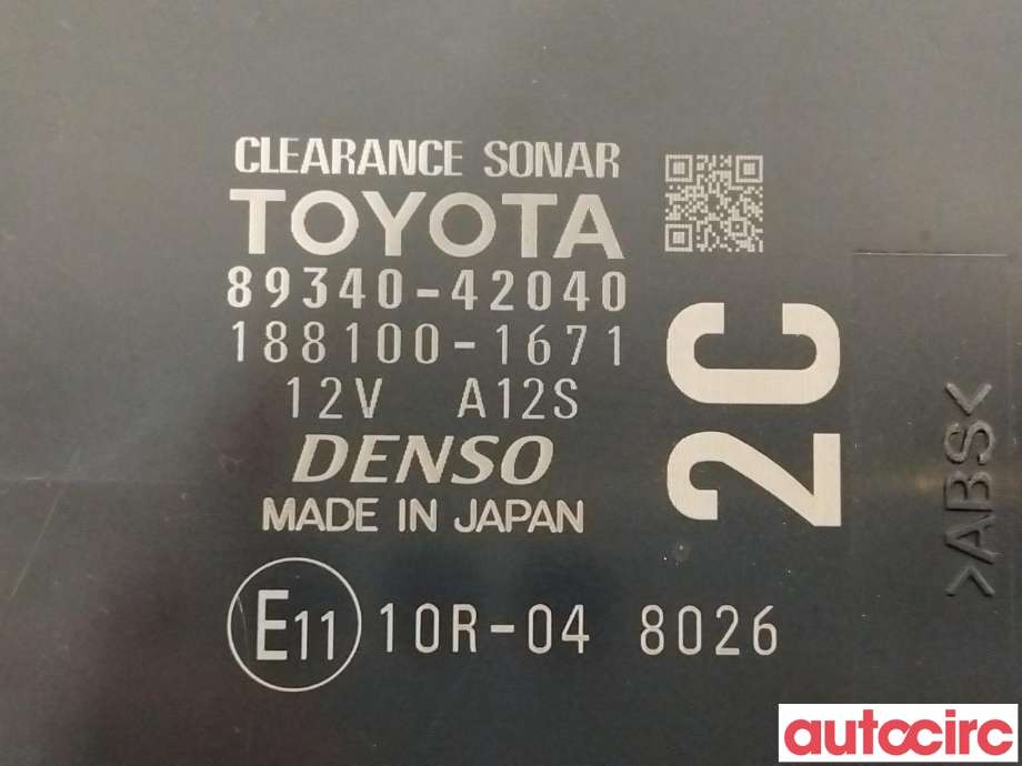 Styreenhet parkering til Toyota RAV4 2016-2019 (Type IV, Fase 2) (TOYOTA|8934042040)