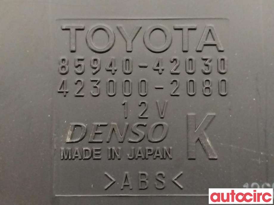 Rele diverse til Toyota RAV4 2016-2019 (Type IV, Fase 2)  (TOYOTA|8594042030|85940-42030)