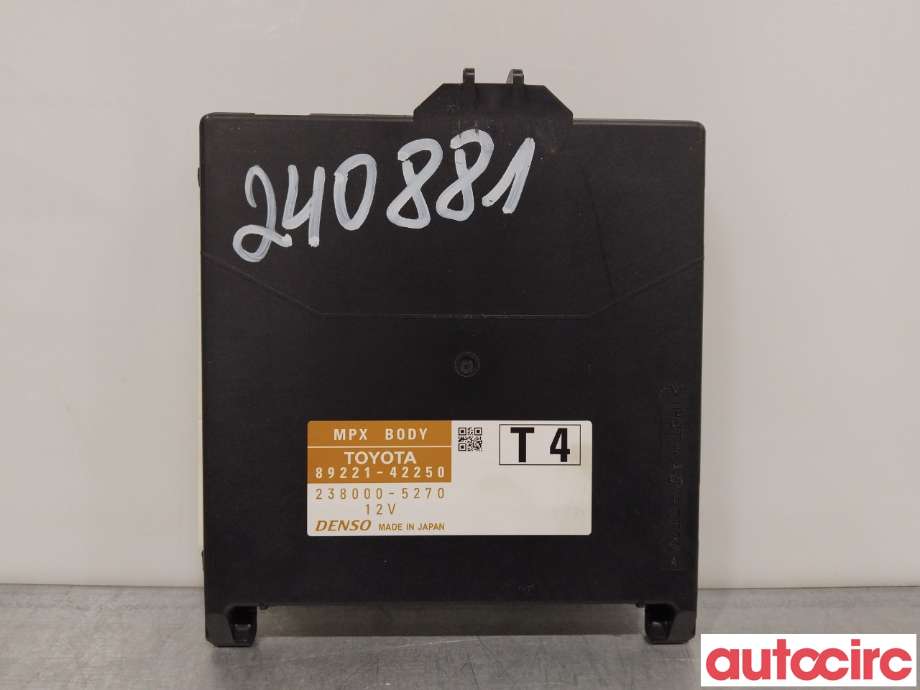 Styreenhet diverse til Toyota RAV4, 2016-2019 (Type IV, Fase 2)  (TOYOTA|892204A180)