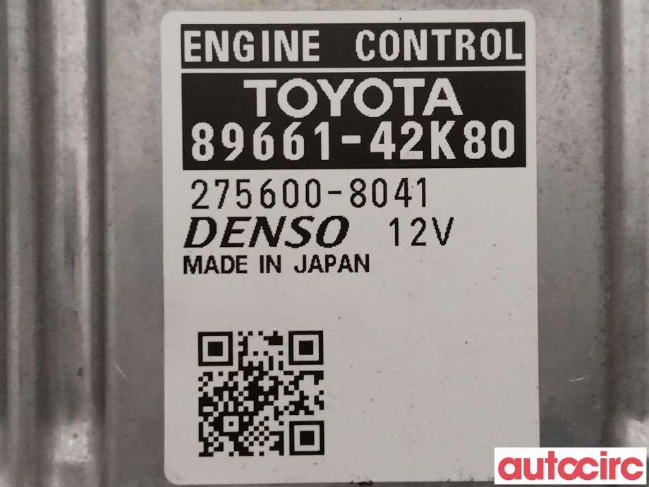 Styreenhet motor til Toyota RAV4 2016-2019 (Type IV, Fase 2) (TOYOTA|8966142K80)
