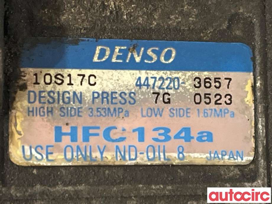 Aircondition kompressor til Mitsubishi Pajero 2000-2006 (Type III)  (MITSUBISHI|MR500876|4472203657)