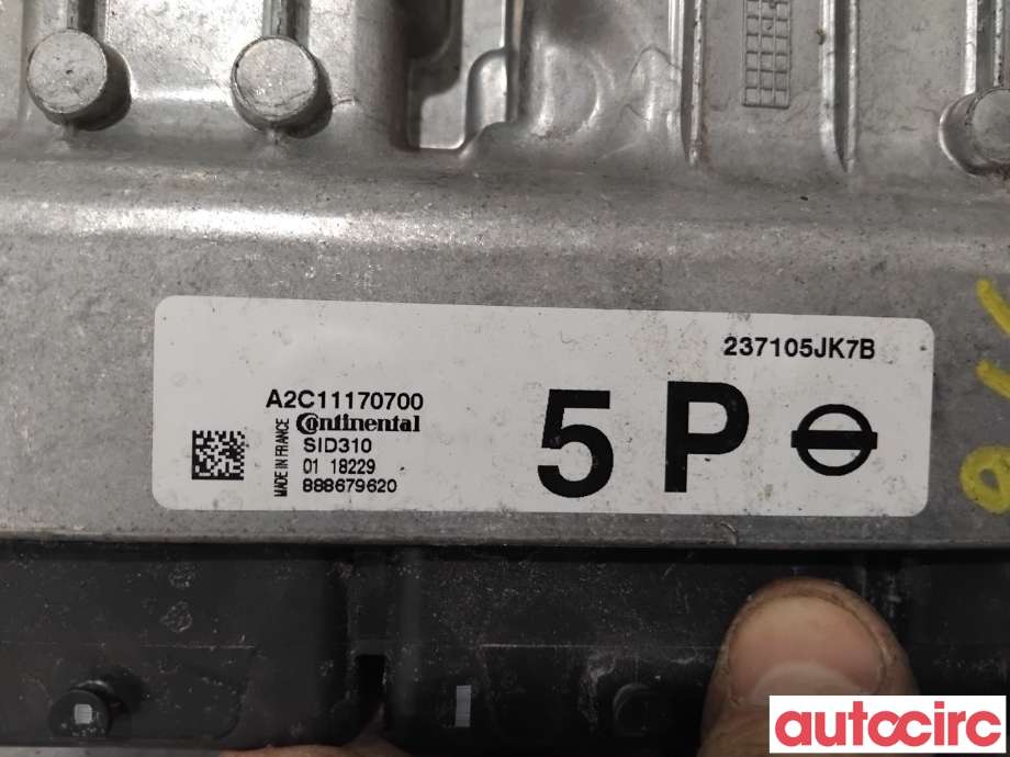 Styreenhet motor til Nissan Navara 2016-->> (D23) (D23) (NISSAN|237105JK7B|A2C11170700)