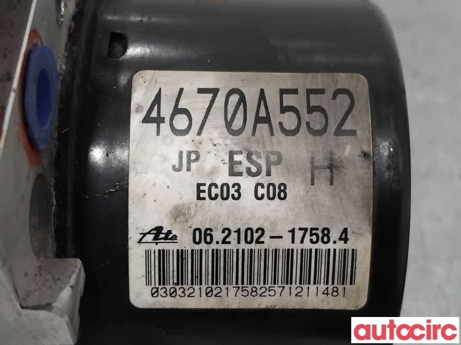 ABS sentral til Mitsubishi Outlander 2010-2012 (Type II, Fase 2)  (MITSUBISHI|4670A553|062109-57693|4670A552)