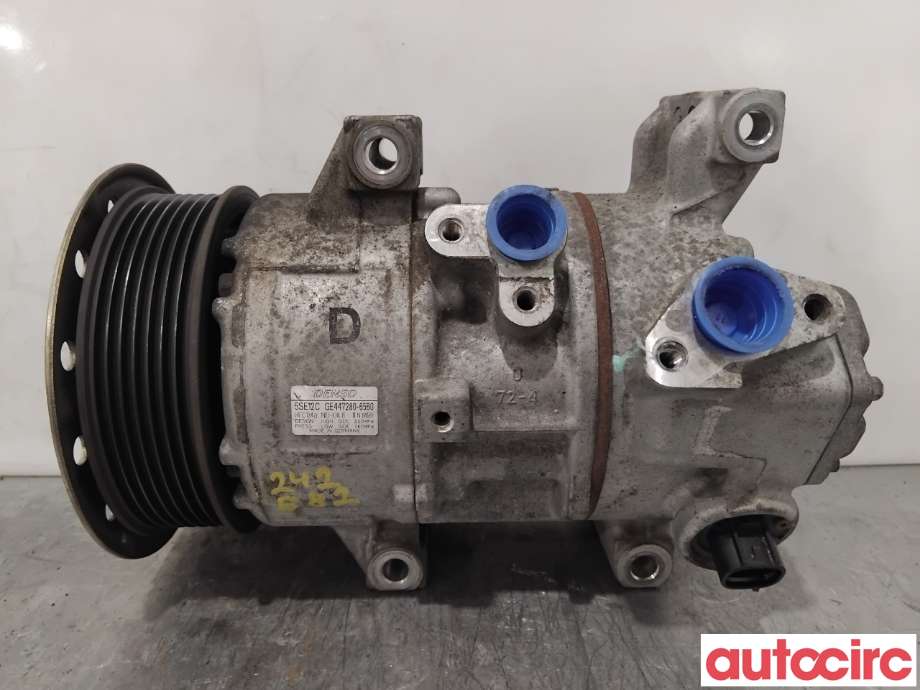 Aircondition kompressor til Toyota Avensis 2009-2015 (Type III, Fase 1)  (TOYOTA|8831002400|447280-6560|)