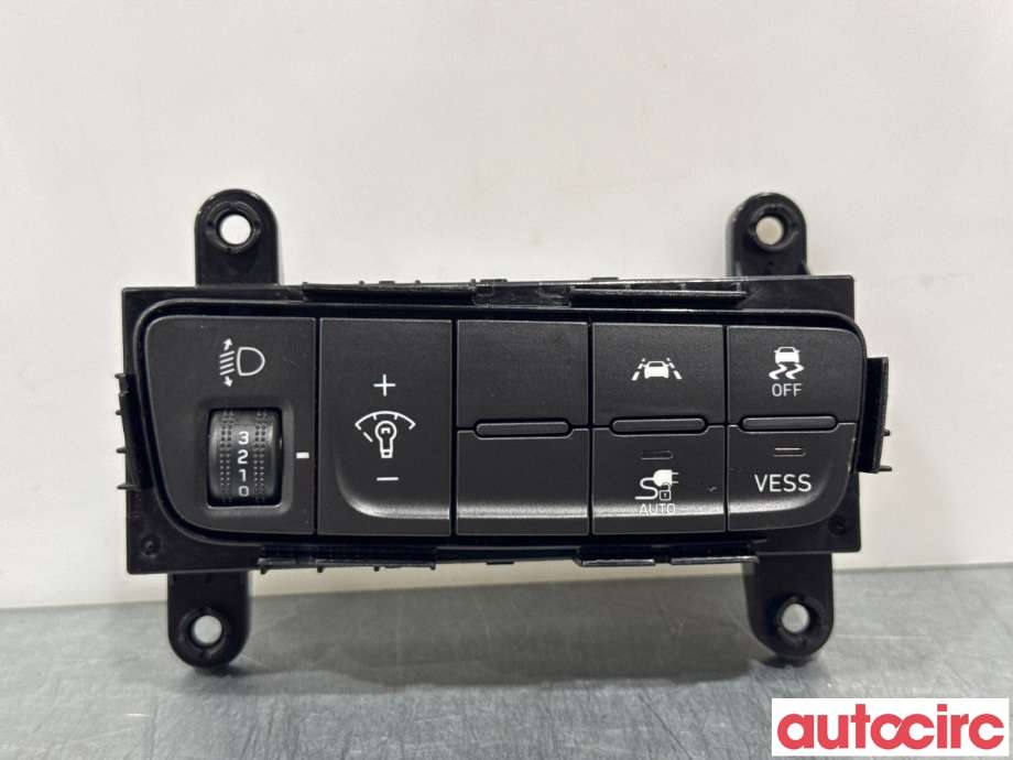 Bryter diverse til Hyundai Kona, 2017-2021 (Type I, Fase 1)  (HYUNDAI|93710K4090TRY)