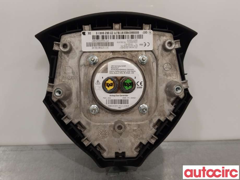 Airbag rattpute til Mercedes A-Klasse 2005-2012 (W169) (W169) (MERCEDES|A0008607403)