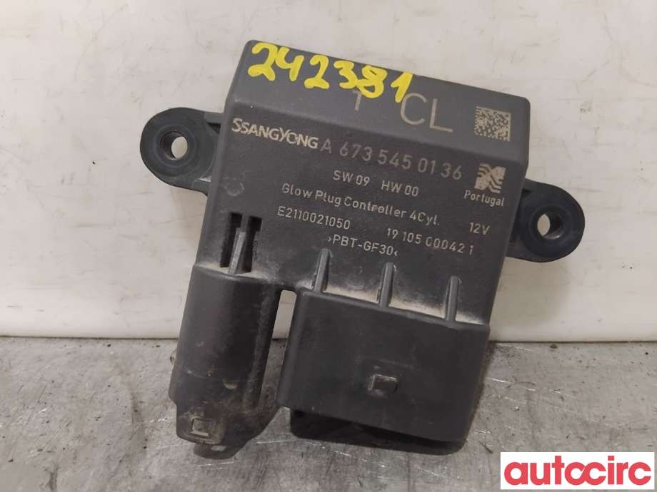 Rele gløde til SsangYong Korando 2019-->> (Type IV) (SSANGYONG|6735450136|E2110021050|A6735450136)