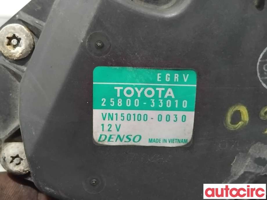 EGR-ventil til Toyota Urban Cruiser 2009-2014 (TOYOTA|2580033010|VN150100-0030|25800-33010)