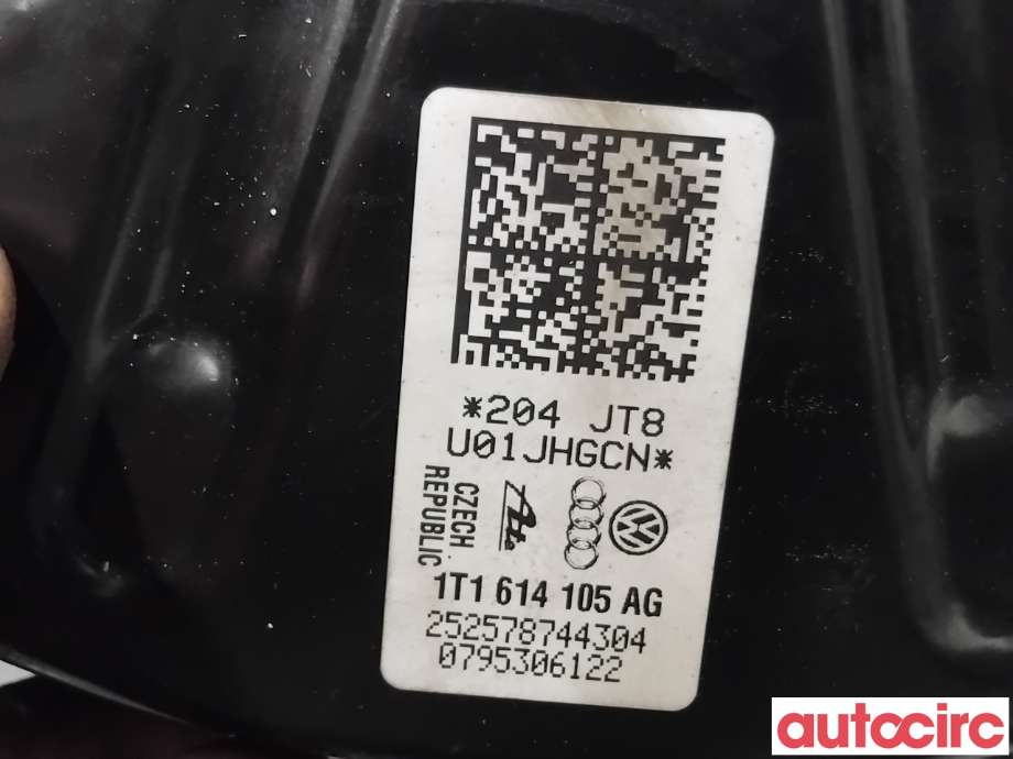 Bremsekraft-forsterker til VW Touran 2010-2015 (Type I, Fase 3)  (VOLKSWAGEN|1T1614106E||1T1614105AG)