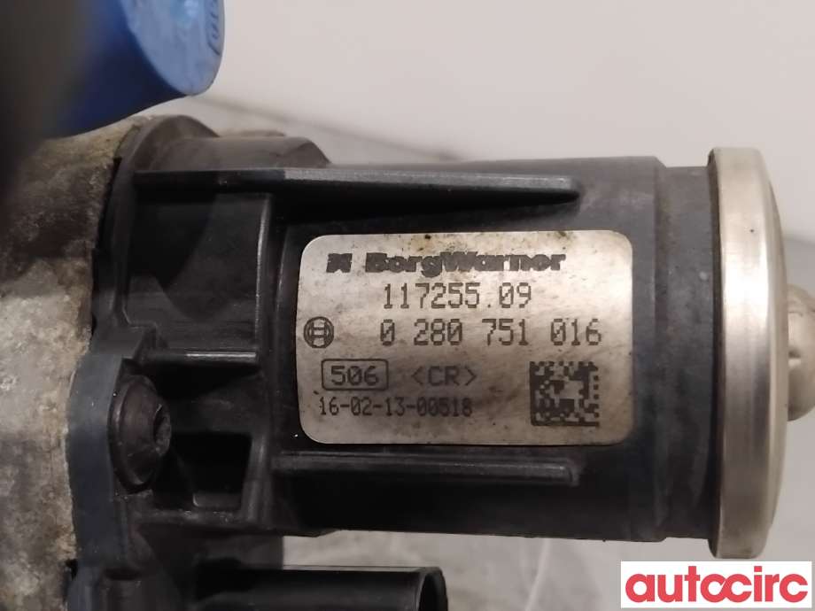 EGR-ventil til VW Touran 2010-2015 (Type I, Fase 3) (VOLKSWAGEN|03L131527AX|0280751016|03L131512DQ)