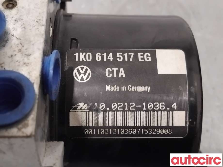 ABS sentral til VW Touran 2010-2015 (Type I, Fase 3)  (VOLKSWAGEN|1K0614517EG|100961-03833)
