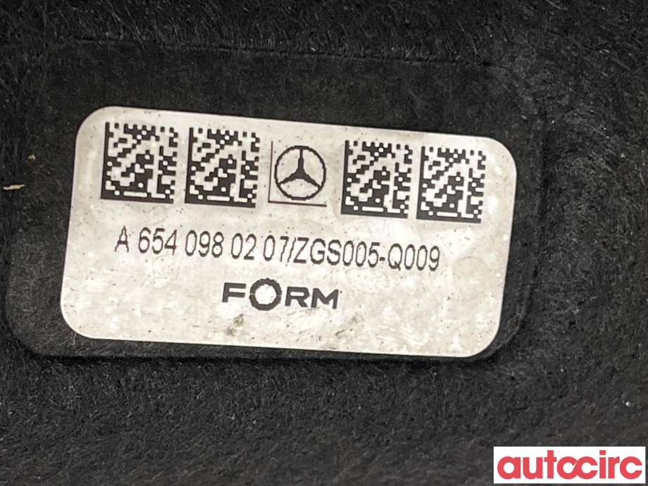 Turbo rør til Mercedes Vito 2014-->> (W447) (W447) (MERCEDES|A6540980207|)