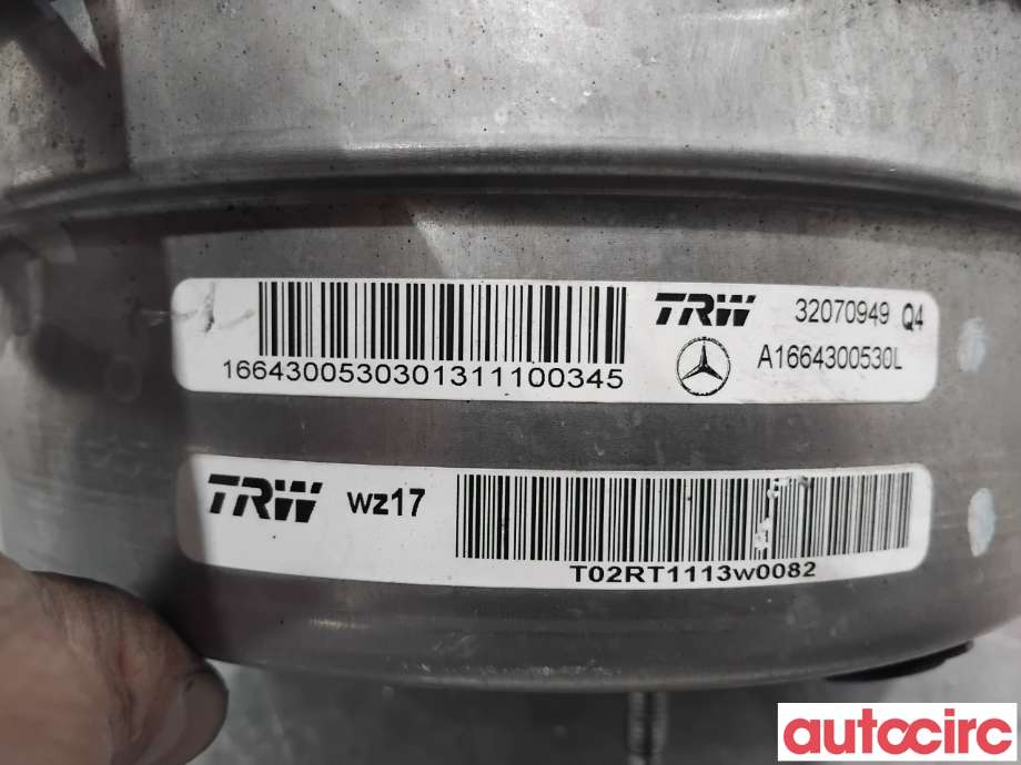 Bremsekraft-forsterker til Mercedes ML 2011-2015 (Fase 1) (W166) (W166) (MERCEDES|A1664301030|32070949|A1664300530)