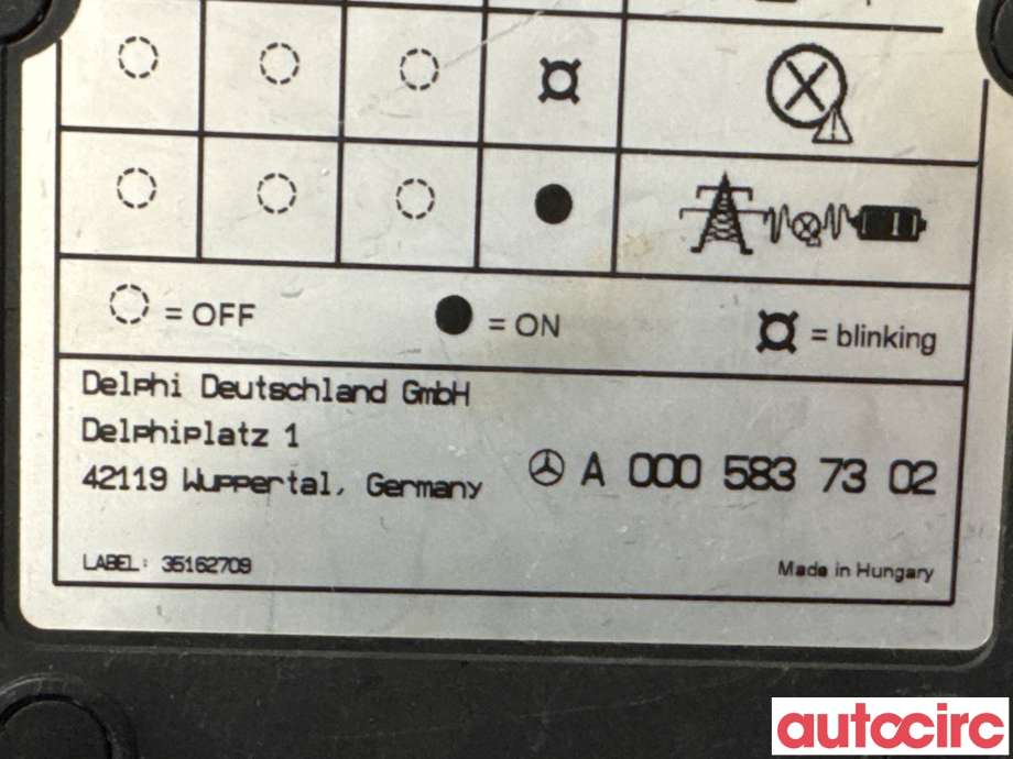 Batterilader kabel til Mercedes C-Klasse 2018-2021 (Fase 2) (W205) (W205) (MERCEDES|A0005837302|13965800|A0005838703)