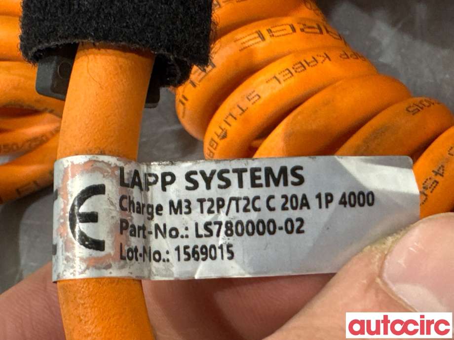 Batterilader kabel til Hyundai Kona 2017-2021 (Type I, Fase 1)  (HYUNDAI|NO NR||LS780000-02)