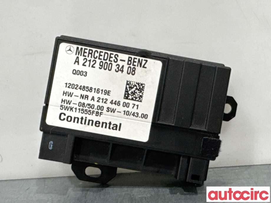Styreenhet drivstoffpumpe til Mercedes E-Klasse 2009-2013 (Fase 1) (W212) (W212) (MERCEDES|A0009003101|5WK11555FBF|A2129003408)