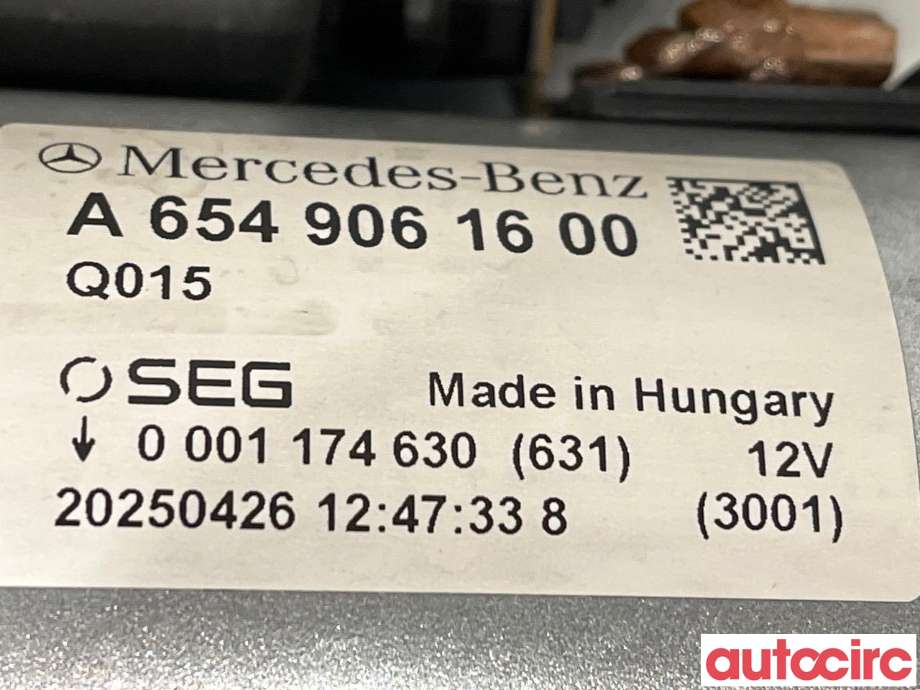 Starter diesel til Mercedes Vito 2014-->> (W447) (W447) (MERCEDES|A6549061600|0001174630)