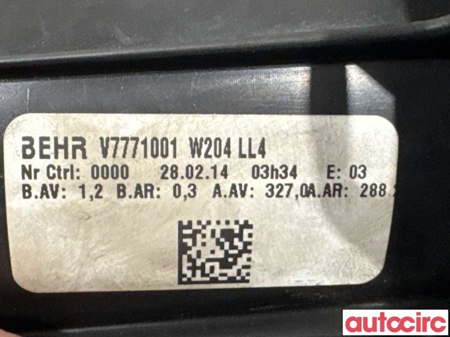 Varmeapparat motor til Mercedes E-Klasse 2009-2013 (Fase 1) (W212) (W212) (MERCEDES|A2128200708|V7771001|)