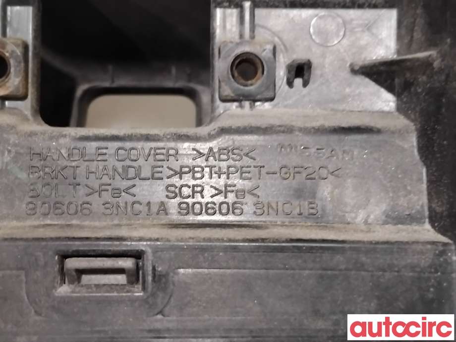 Bakluke/bakdør håndtak til Nissan Leaf 2011-2017 (Type I)  (NISSAN|906063ND2B||906063NC1B)