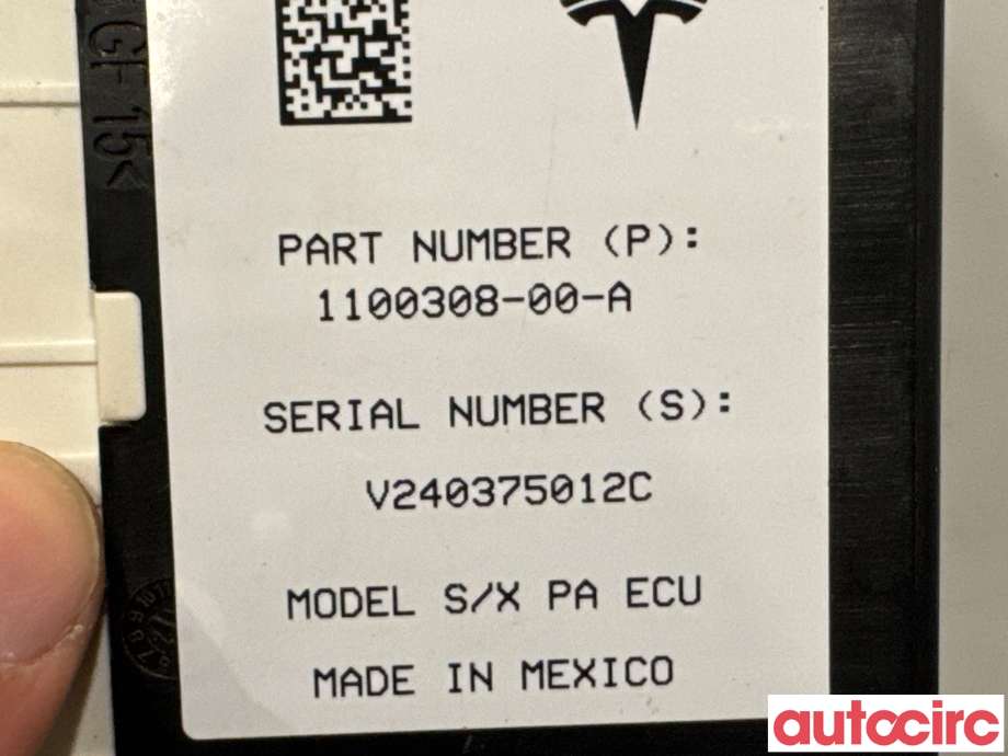 Styreenhet parkering til Tesla Model X 2016-->>  (TESLA|1100308-00-A|)