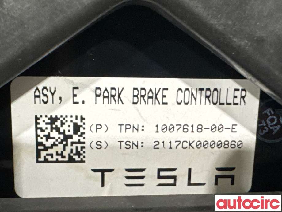 Styreenhet elektrisk parkbrems (EPB - Electric Parking Brake) til Tesla Model X 2016-->>  (TESLA|1007618-00-E|)