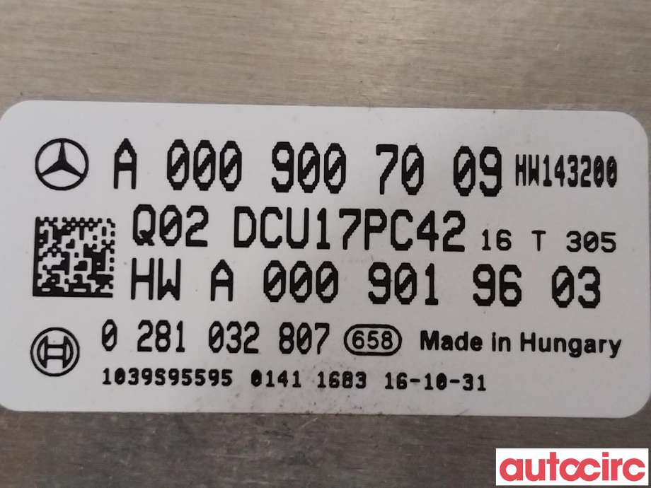 Diverse deler til Mercedes Vito 2014-->> (W447) (W447) (MERCEDES|A0009007009)