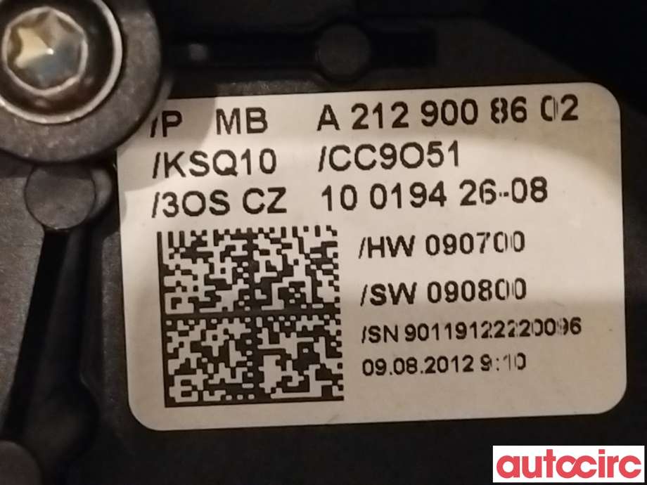 Bryter combi til Mercedes E-Klasse 2009-2013 (Fase 1) (W212) (W212) (MERCEDES|A2129008602)