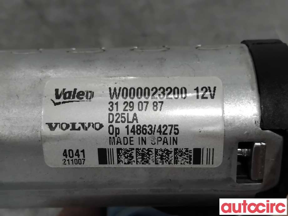 Viskermotor bakrute til Volvo XC70 2008-2013 (Type II, Fase 1)  (VOLVO|31290787|W000023200)