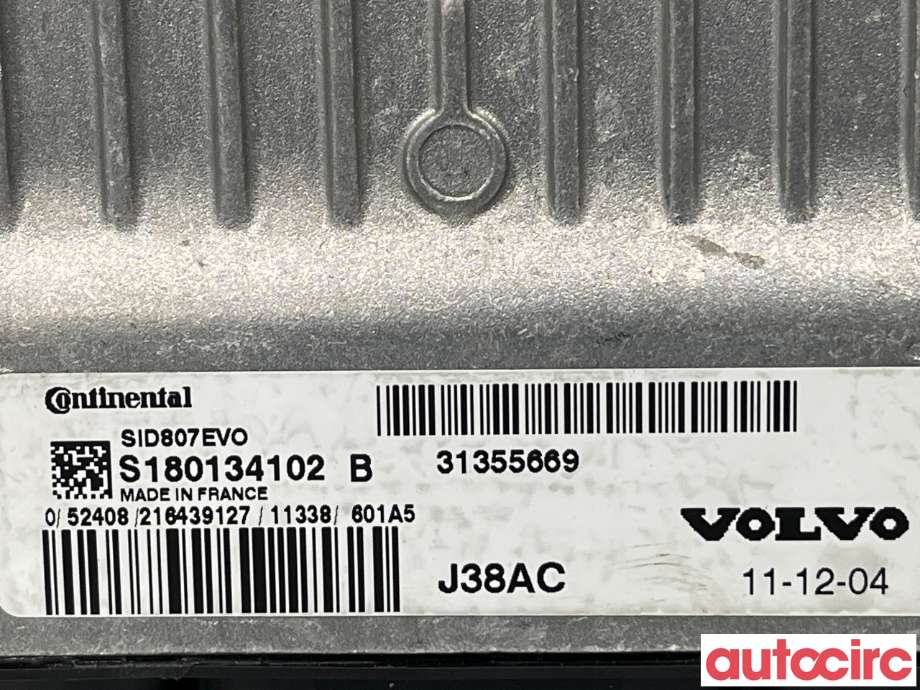 Styreenhet motor til Volvo V60 2010-2013 (Type I, Fase 1)  (VOLVO|NO NR|S180134102|31355669)