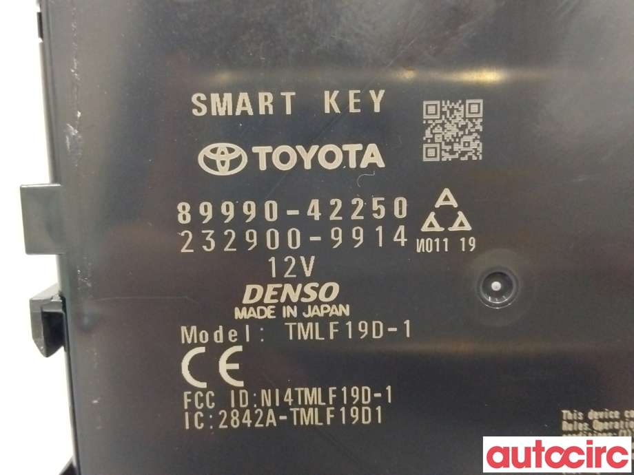 Styreenhet nøkkelfri/keyless til Toyota RAV4 2019-->> (Type V)  (TOYOTA|899H042190|8999042250)