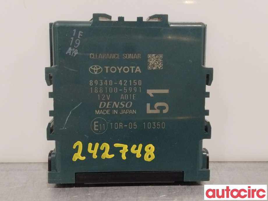 Styreenhet parkering til Toyota RAV4 2019-->> (Type V) (TOYOTA|8934042150)
