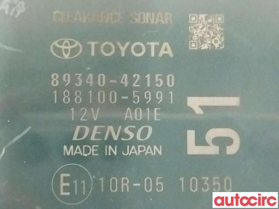 Styreenhet parkering til Toyota RAV4 2019-->> (Type V) (TOYOTA|8934042150)