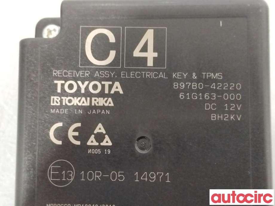 Styreenhet diverse til Toyota RAV4 2019-->> (Type V)  (TOYOTA|897B042220)