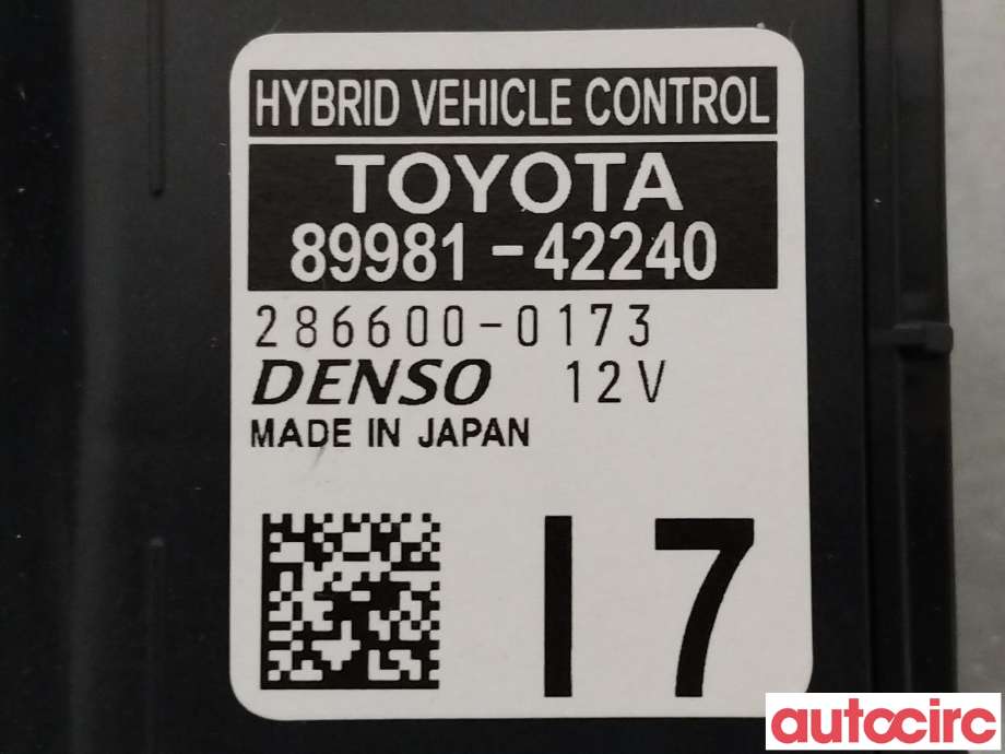 Styreenhet diverse til Toyota RAV4 2019-->> (Type V)  (TOYOTA|8998142240)