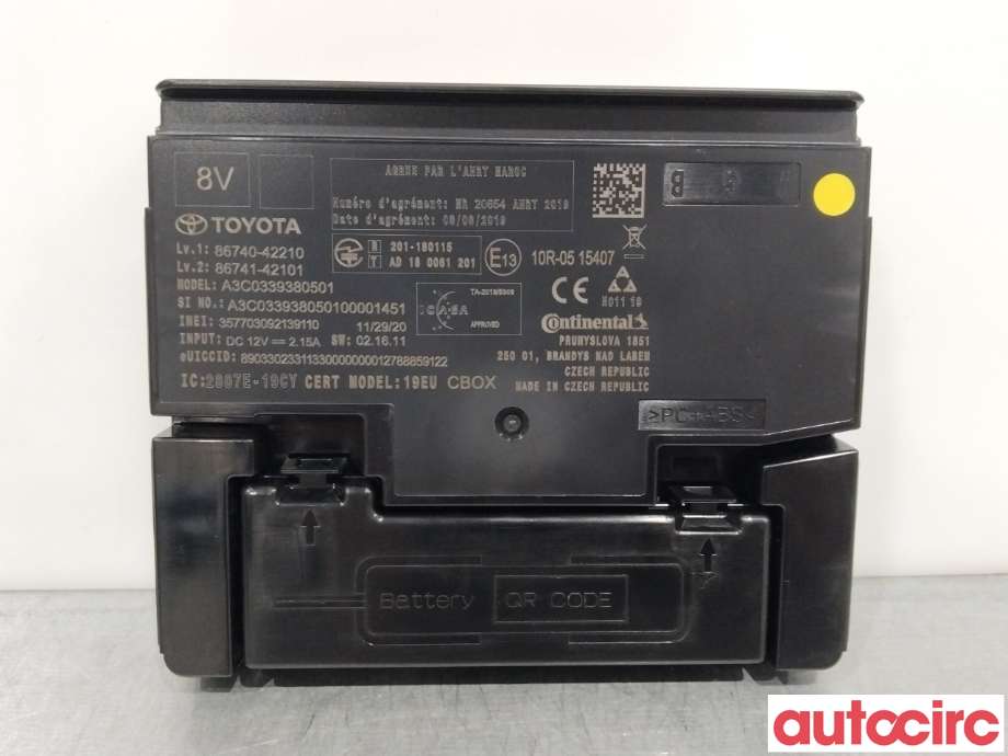 Styreenhet diverse til Toyota RAV4 2019-->> (Type V) (TOYOTA|8674042210)