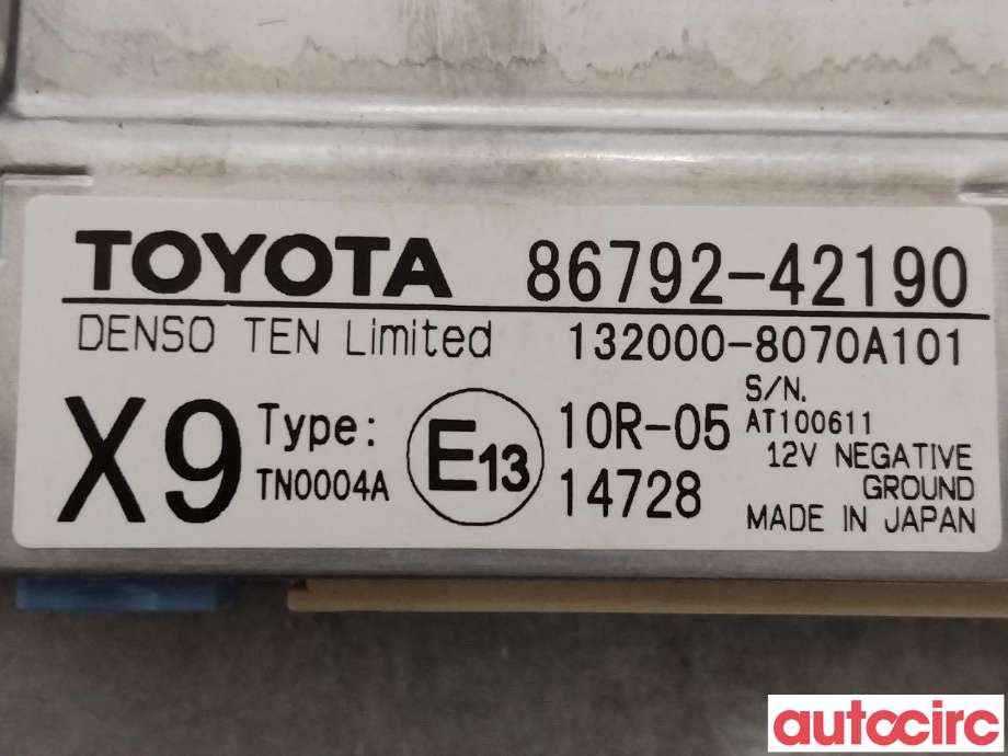 Styreenhet parkering til Toyota RAV4 2019-->> (Type V)  (TOYOTA|8679242190)