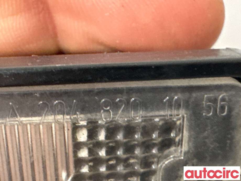 Skiltlys til Mercedes GLK 2008-2015 (X204) (X204) (MERCEDES|A2048201056|)