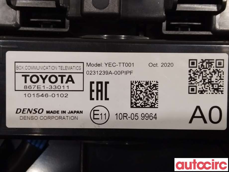 Taklyspanel til Toyota RAV4 2019-->> (Type V) (TOYOTA|8120842160C0|867E133011)