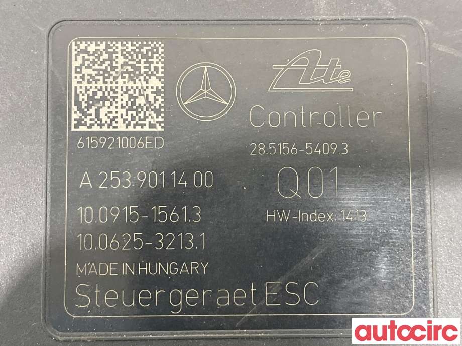 ABS sentral til Mercedes C-Klasse 2014-2018 (Fase 1) (W205) (W205) (MERCEDES|A2534313500|A2534310000)