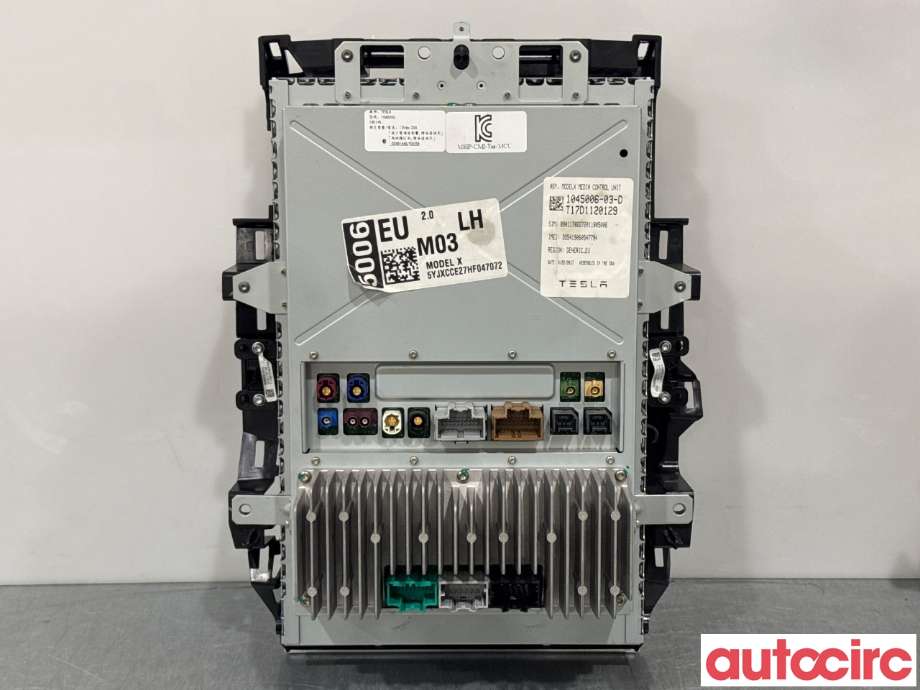 Multimedia display (MCU - Media Controller Unit) til Tesla Model X 2016-->> (TESLA|1045006-03-D|)